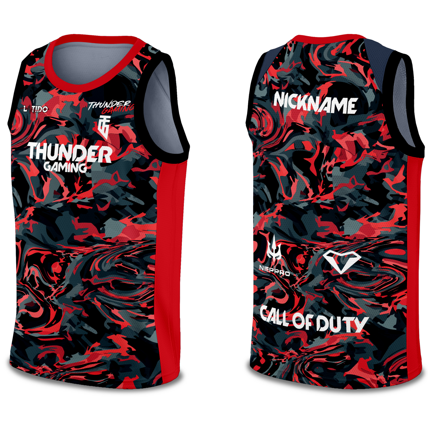 Thunder Gaming Basketball Jersey
