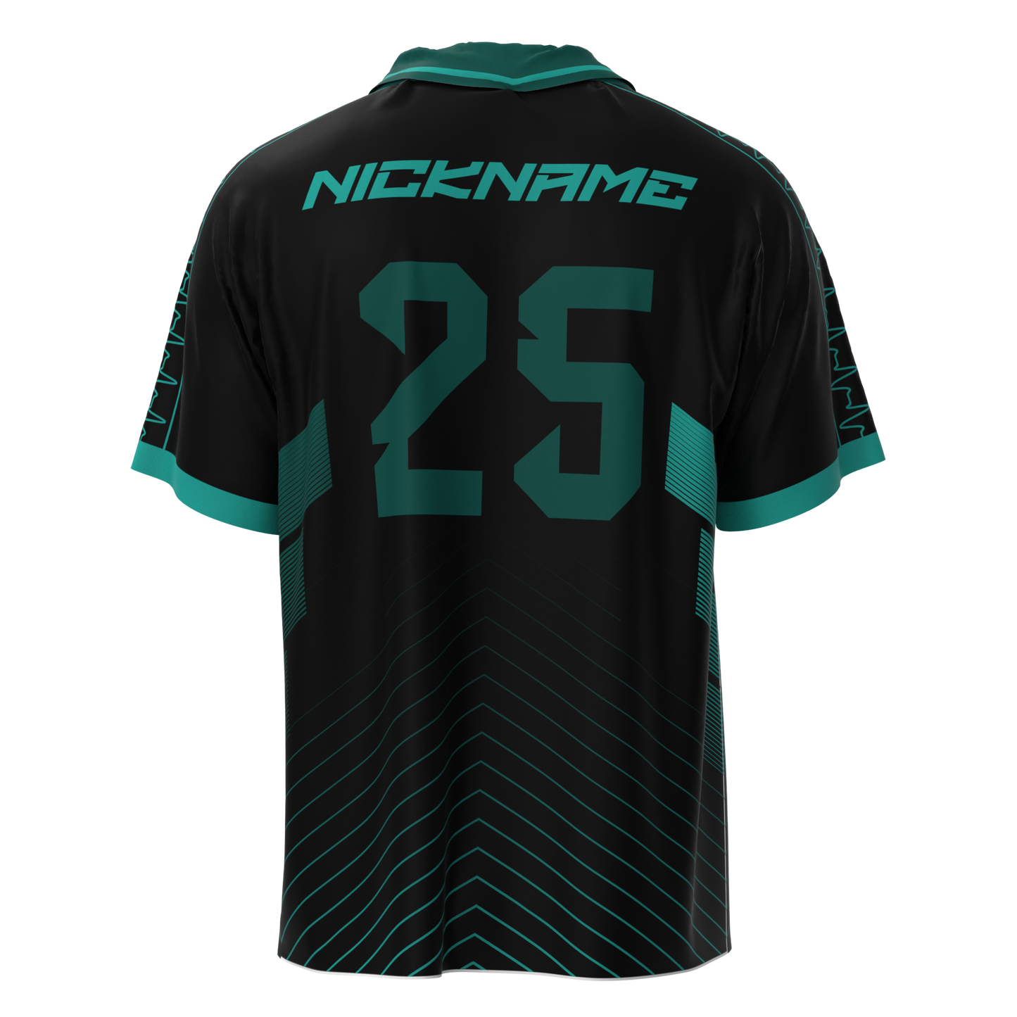 FlowTech Navile eSports Retro Polo Jersey 2025 | Black
