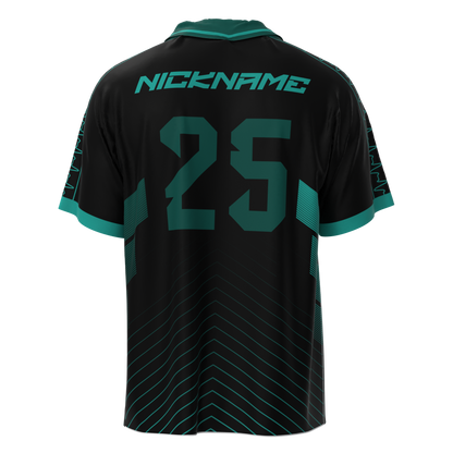 FlowTech Navile eSports Retro Polo Jersey 2025 | Black