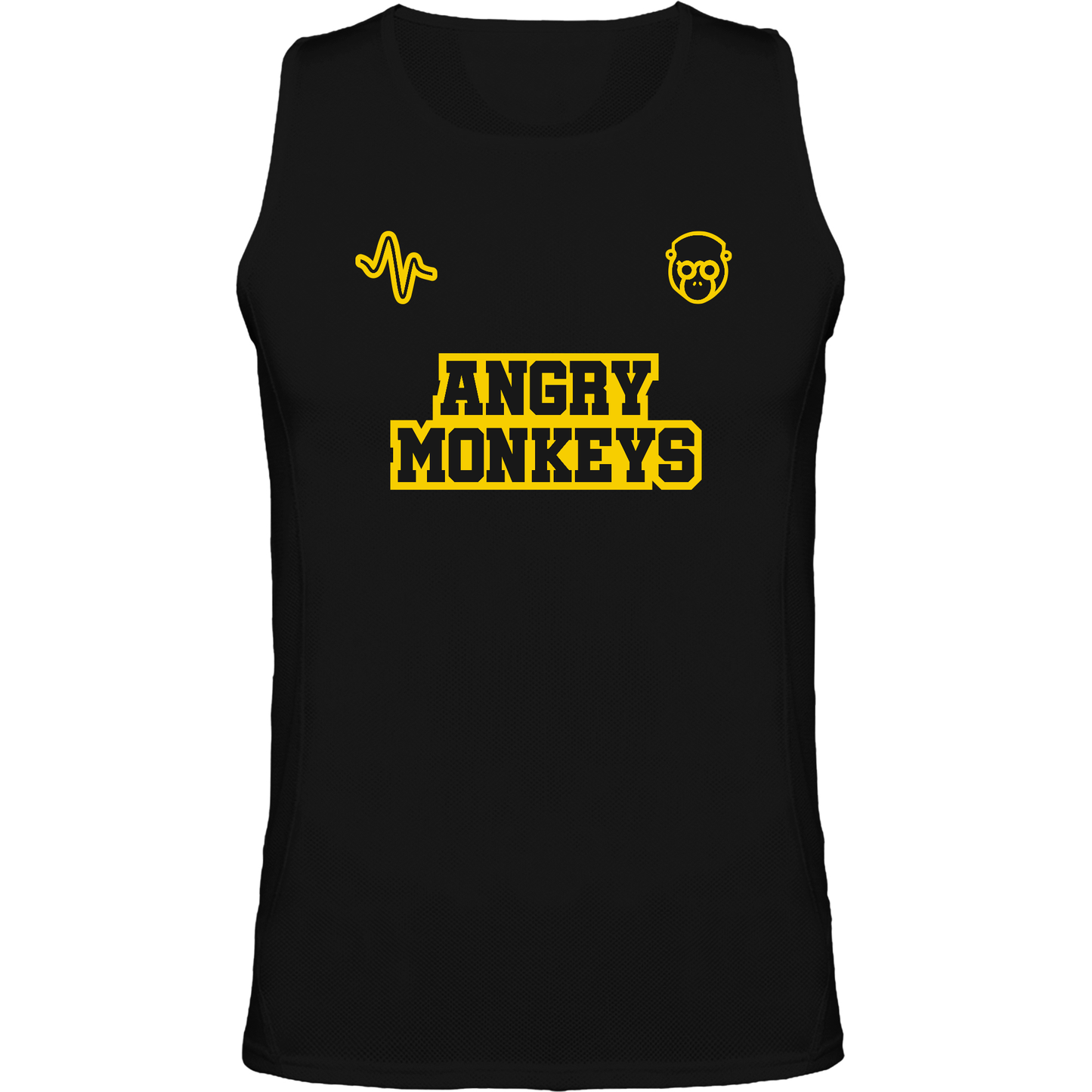 Camiseta Técnica Entrenamiento Angry Monkeys Negro