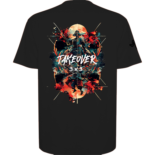 Camiseta Oversize Negra | TakeOver 3x3