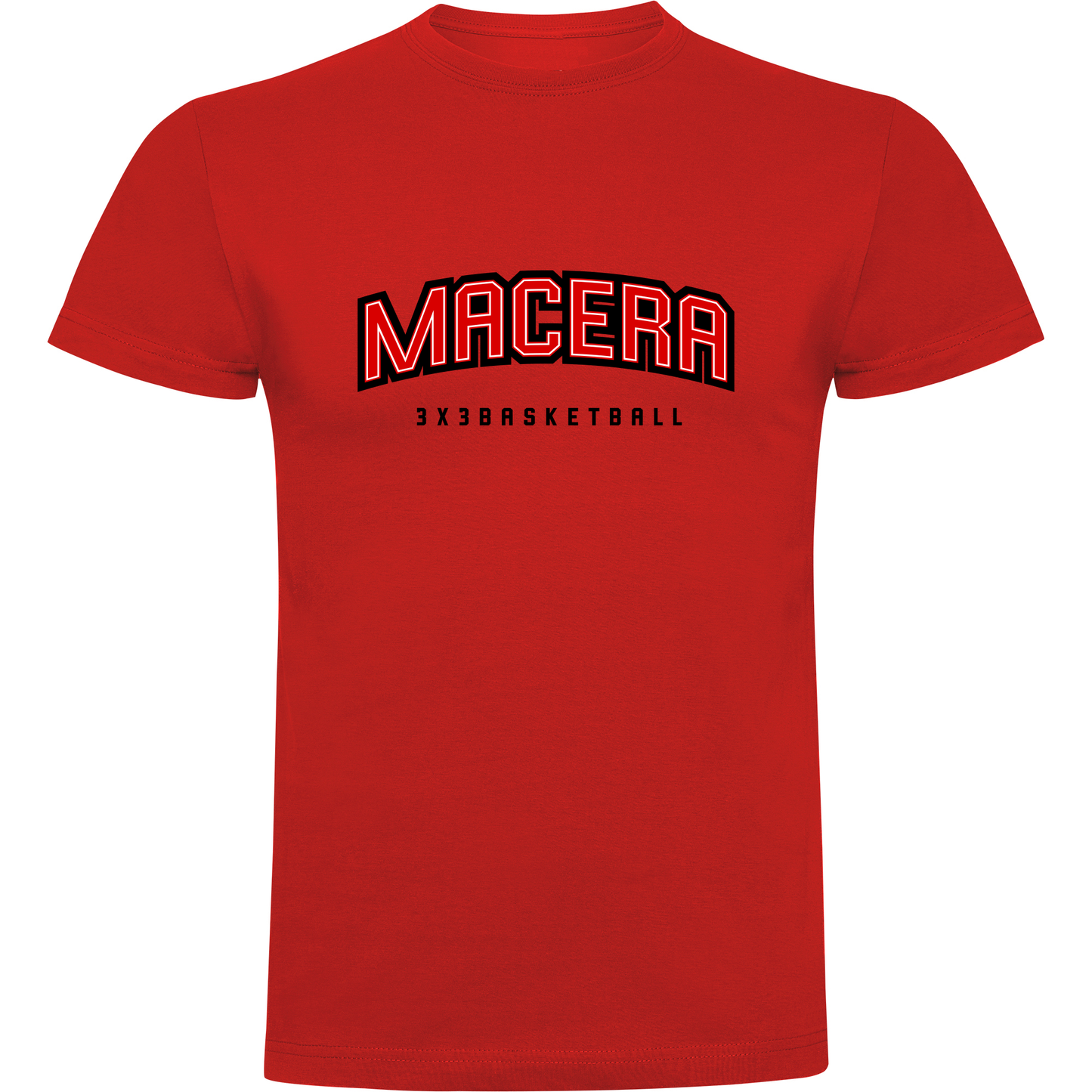 Macera 3x3 Red Cotton T-shirt