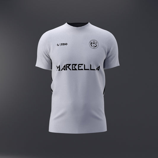 Camiseta de algodón Marbella esports FC blanca