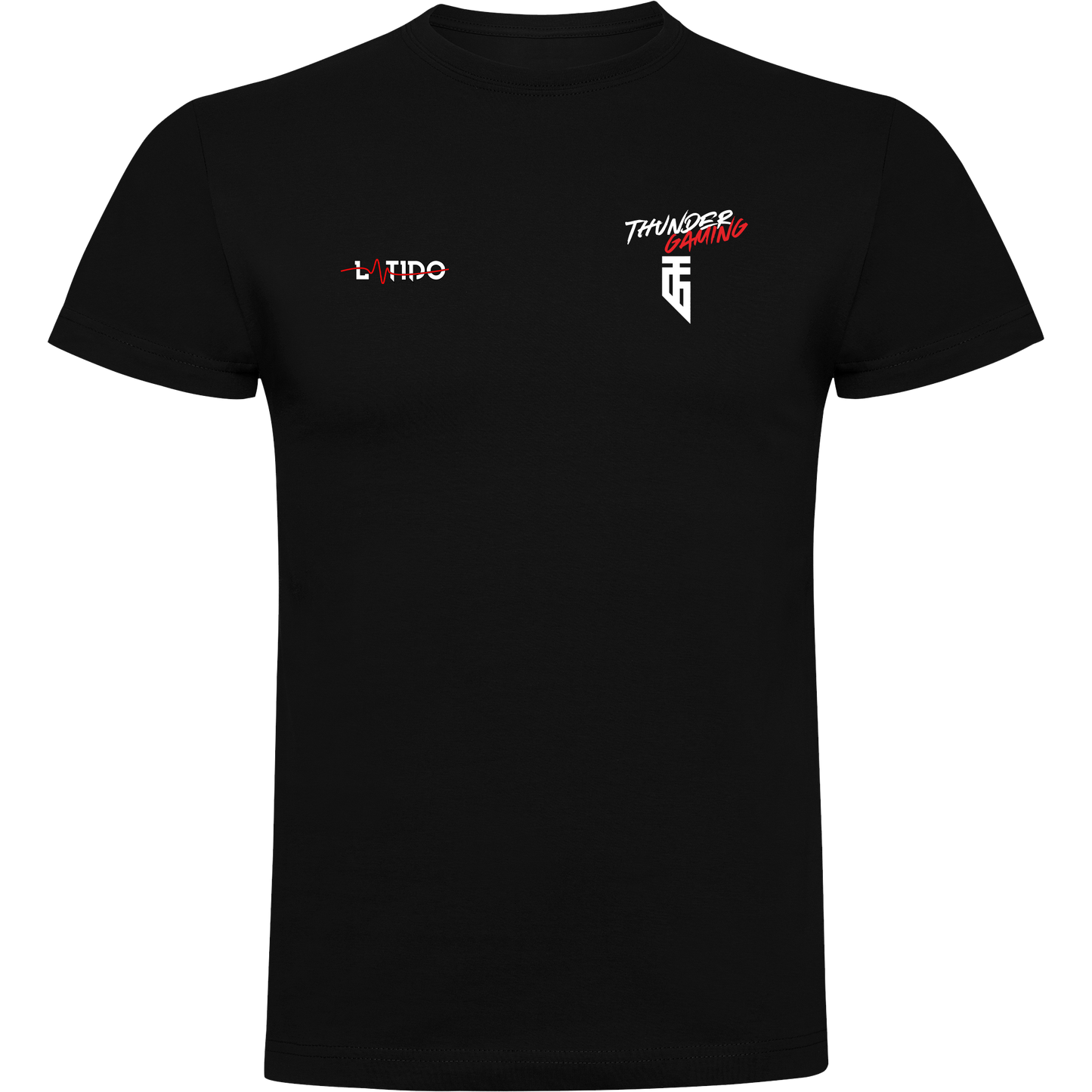 Thunder Gaming  Cotton T-Shirt negra