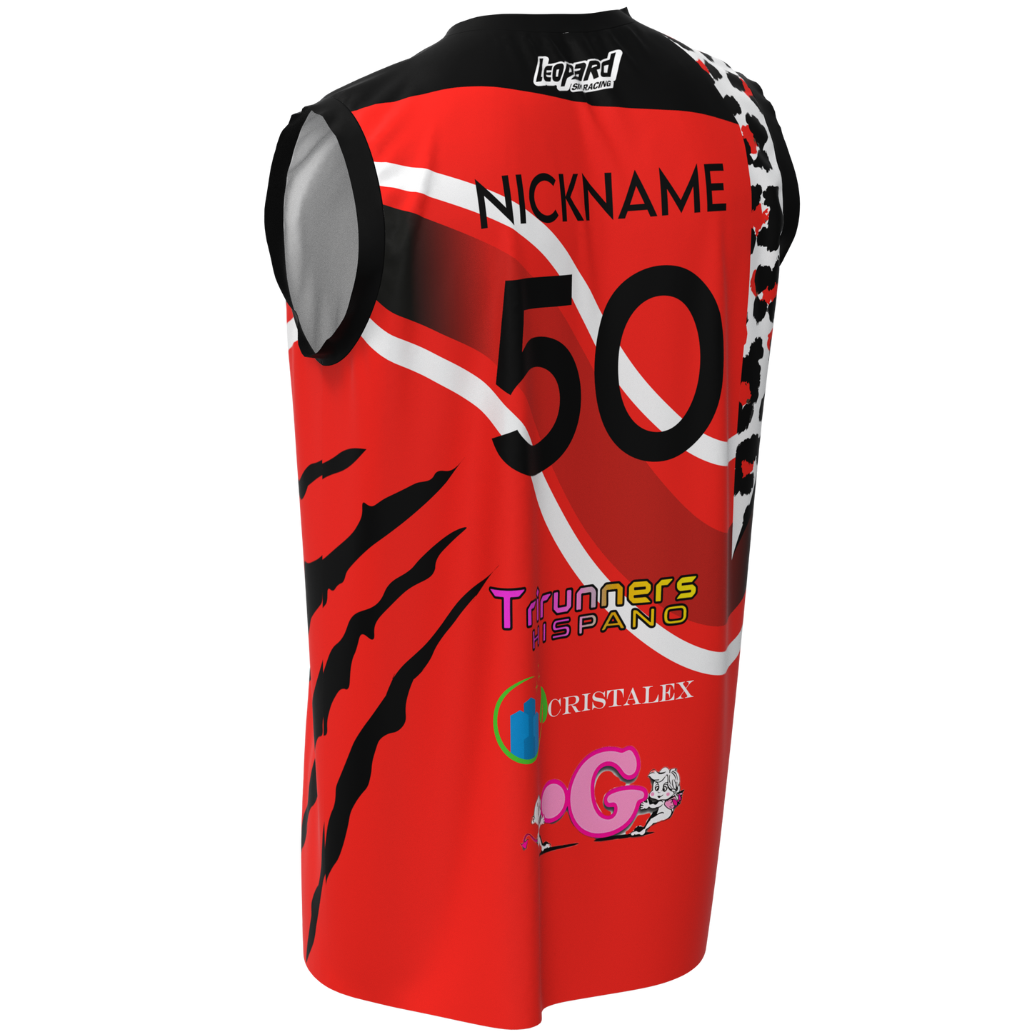 Leopard Simracing Sublimated Tank Top