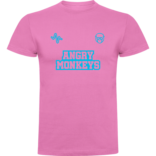 Camiseta algodón Angry Monkeys Rosa