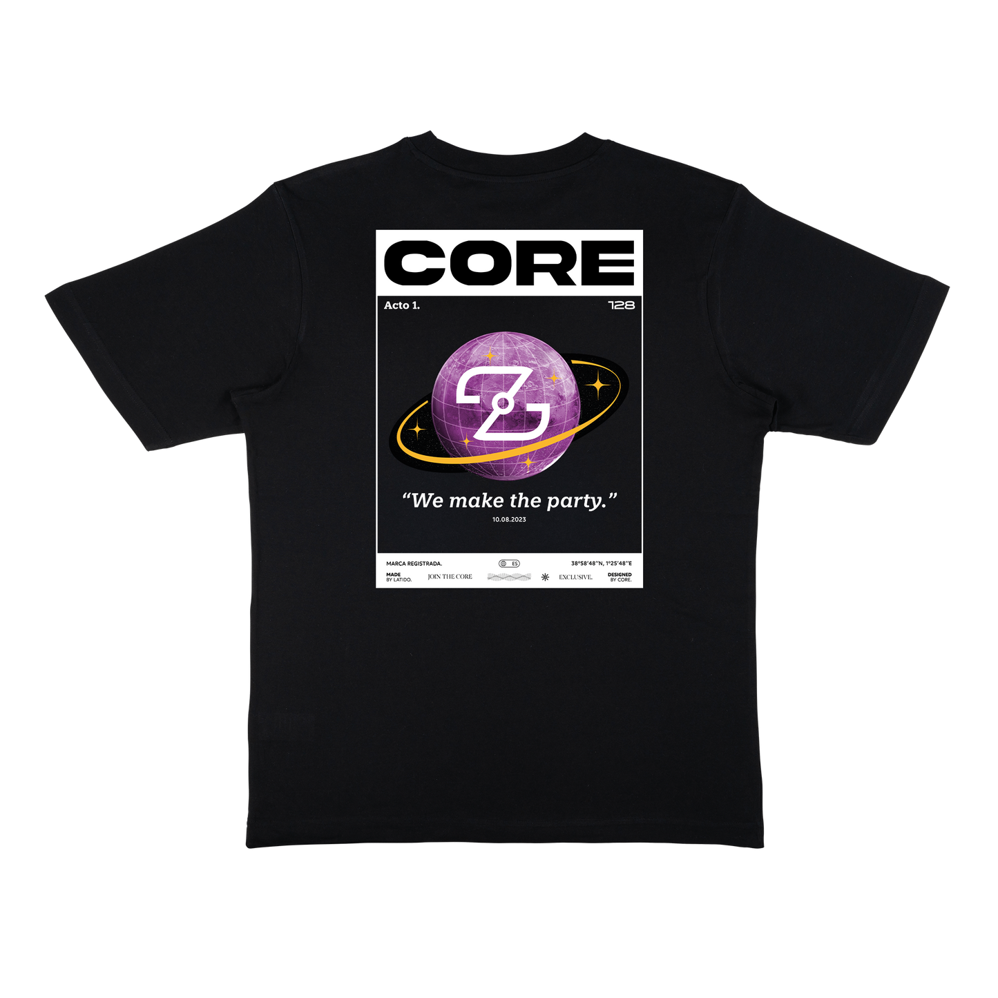 Camiseta Oversize Core128