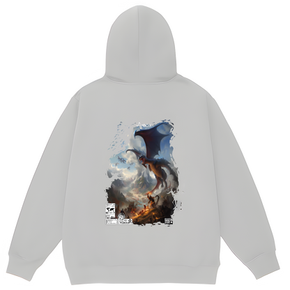 UrbanWear Dragon Oversized Hoodie 