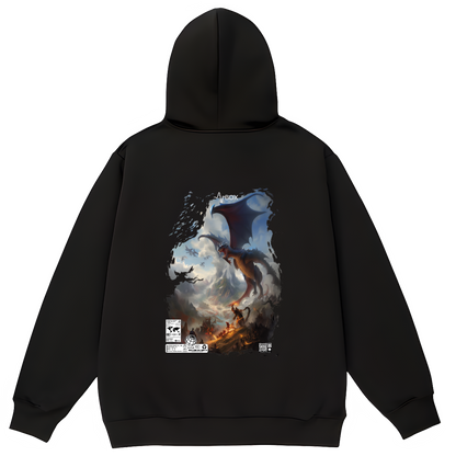 UrbanWear Dragon Oversized Hoodie 