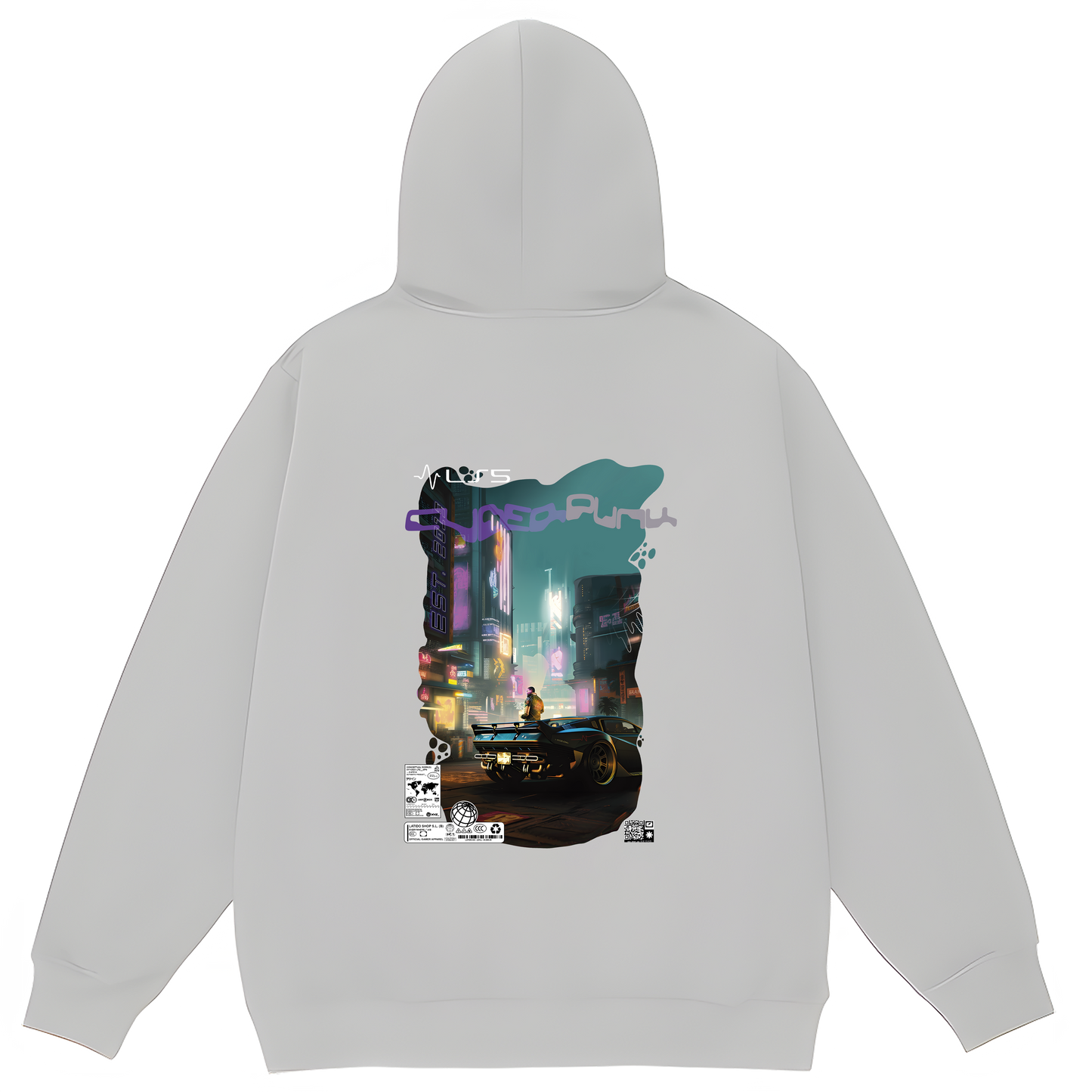 UrbanWear CyberPunk Oversized Hoodie 