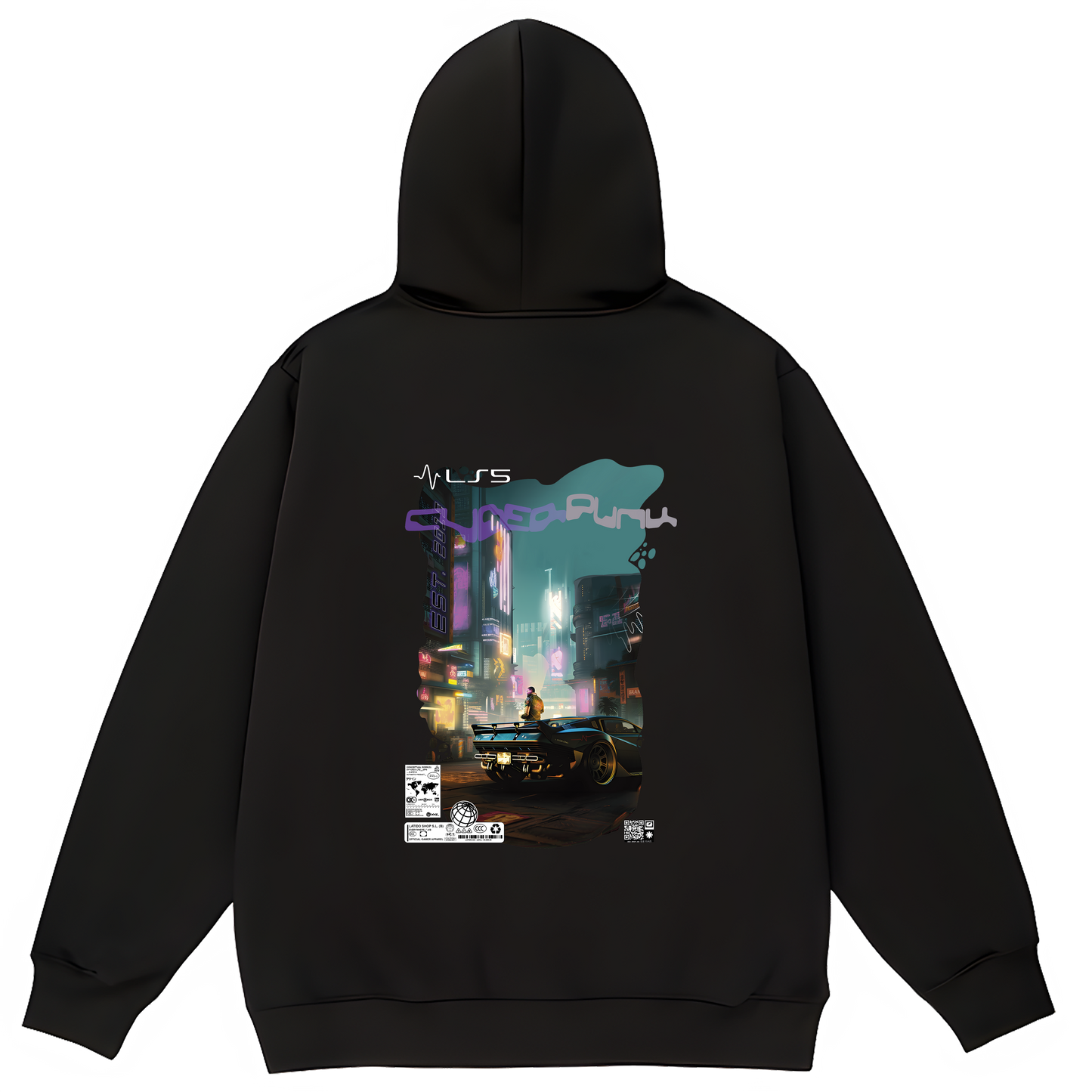 UrbanWear CyberPunk Oversized Hoodie 