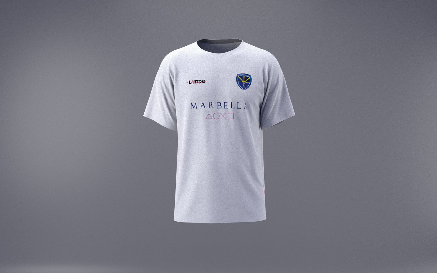 Camiseta de algodón Marbella FC Blanca