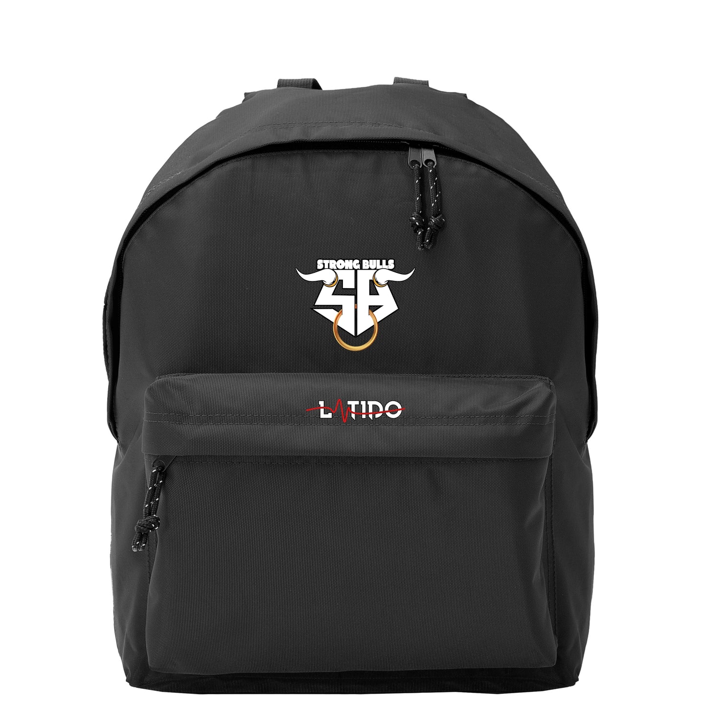 StrongBulls Black Backpack