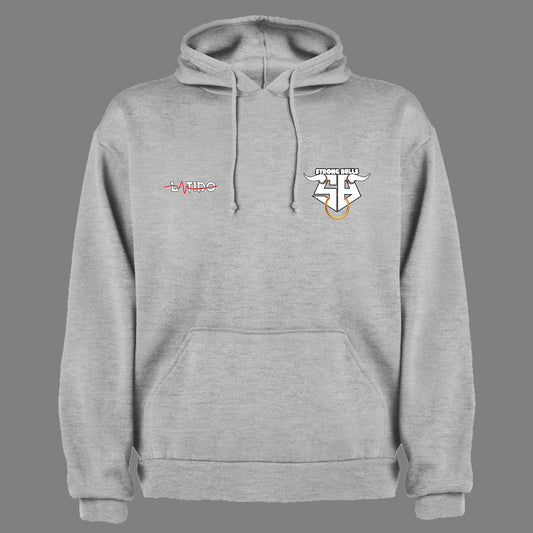 StrongBulls Cotton Hooded Sweatshirt Grey